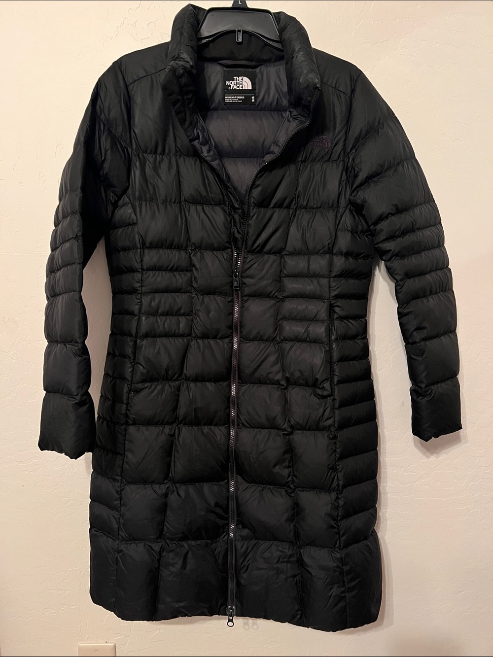 The North Face Women's Black Long Packable Puffer Coat